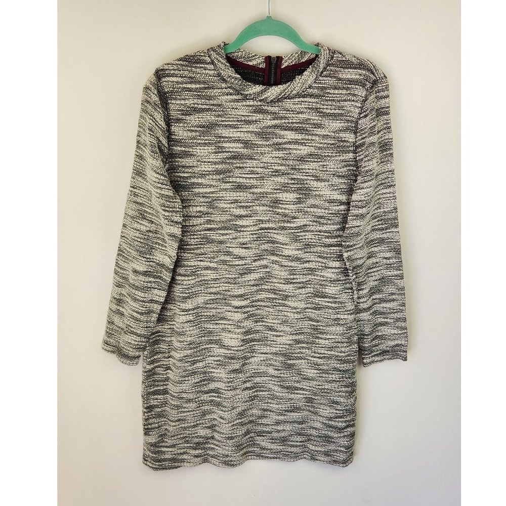 Lou & Grey Tweed Long Sleeve Dress sz M